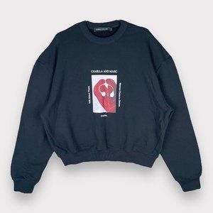 NWOT Camilla and Marc Rare Ovarian Cancer Oversized Crewneck Art Sweater Size M